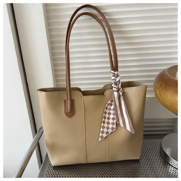 High Quality Pu Leather Tote Bag - Image 2