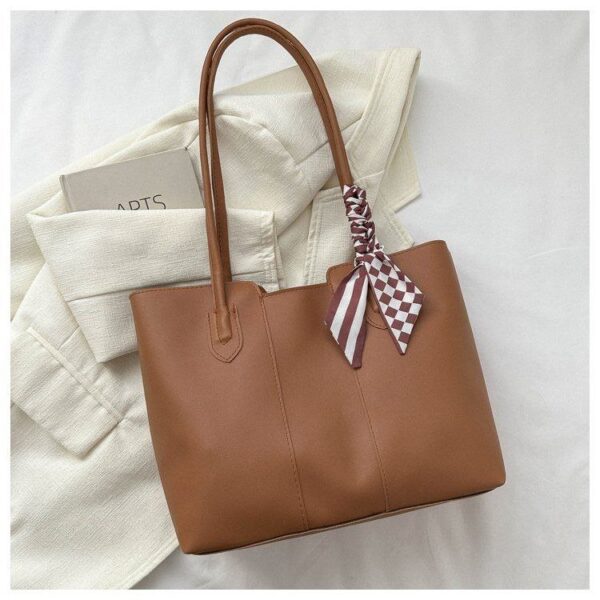 High Quality Pu Leather Tote Bag - Image 7